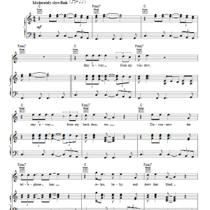 Janet Jackson Tonight's The Night (Gonna Be Alright) Musik Noten - Piano, Vocal & Guitar Chords - 18337-0