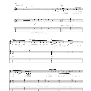Janis Joplin Get It While You Can Musik Noten - Guitar Tab - 167673-0