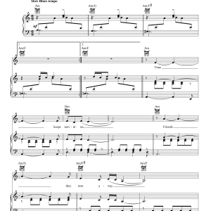 Janis Joplin Kozmic Blues (from the musical A Night With Janis Joplin) Musik Noten - Piano, Vocal & Guitar Chords - 155387-0