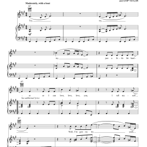 Janis Joplin Try (Just A Little Bit Harder) (from the musical A Night With Janis Joplin) Musik Noten - Piano, Vocal & Guitar Chords - 155386-0