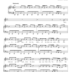 Jason Aldean Crazy Town Musik Noten - Piano, Vocal & Guitar Chords - 173456-0