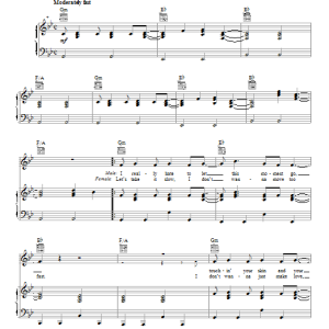 Jason Aldean featuring Kelly Clarkson Don't You Wanna Stay Musik Noten - Piano, Vocal & Guitar Chords - 80025-0