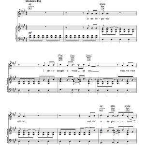 Jason Derulo The Other Side Musik Noten - Piano, Vocal & Guitar Chords - 99349-0