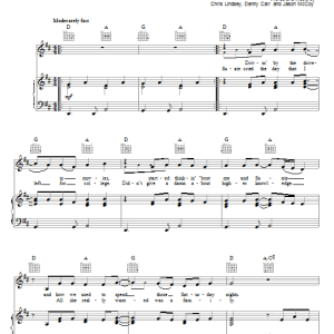 Jason McCoy This Used To Be Our Town Musik Noten - Piano, Vocal & Guitar Chords - 30979-0