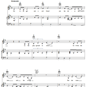 Jason Michael Carroll Alyssa Lies Musik Noten - Piano, Vocal & Guitar Chords - 57127-0