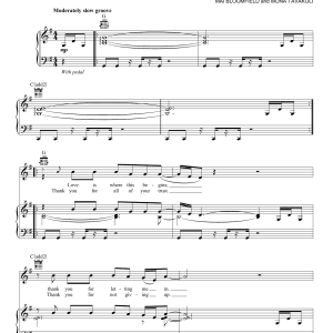 Jason Mraz Best Friend Musik Noten - Piano, Vocal & Guitar Chords - 155099-0