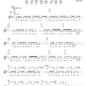 Jason Mraz Coyotes Musik Noten - Piano, Vocal & Guitar Chords - 73924-0