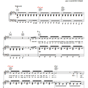 Jason Mraz Please Don't Tell Her Musik Noten - Piano, Vocal & Guitar Chords - 54353-0