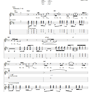 Jason Mraz Sleep All Day Musik Noten - Guitar Tab - 51436-0