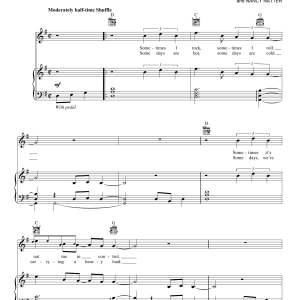 Jason Mraz You Can Rely On Me Musik Noten - Piano, Vocal & Guitar Chords - 155102-0