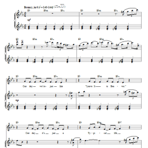 Jason Robert Brown A Part Of That (from The Last 5 Years) Musik Noten - Piano & Vocal - 72263-0