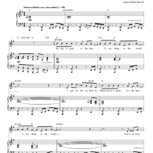 Jason Robert Brown Being A Geek (from 13: The Musical) Musik Noten - Piano & Vocal - 72269-0