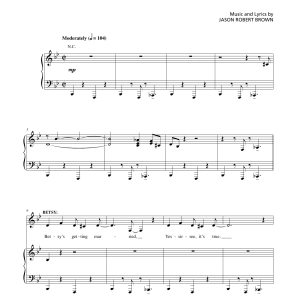 Jason Robert Brown Betsy's Getting Married (Solo Version) (from Honeymoon in Vegas) Musik Noten - Piano & Vocal - 159446-0