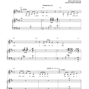 Jason Robert Brown Friki-Friki (from Honeymoon in Vegas) Musik Noten - Piano & Vocal - 159452-0