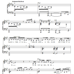 Jason Robert Brown I'm Not Afraid Of Anything (from Songs for a New World) Musik Noten - Piano & Vocal - 71458-0