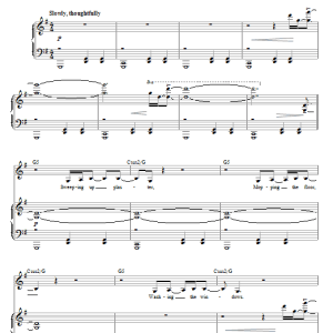Jason Robert Brown Letting You Go Musik Noten - Piano & Vocal - 72511-0