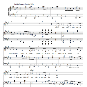 Jason Robert Brown Mr. Hopalong Heartbreak (from Urban Cowboy) Musik Noten - Piano & Vocal - 72370-0