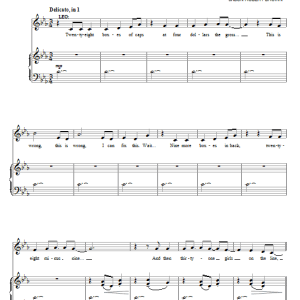 Jason Robert Brown What Am I Waiting For? (from Parade) Musik Noten - Piano & Vocal - 72798-0