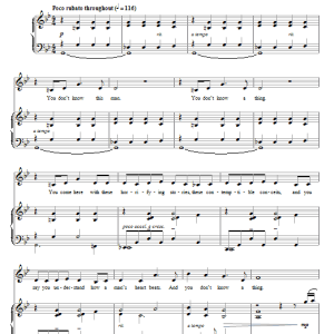 Jason Robert Brown You Don't Know This Man (from Parade) Musik Noten - Piano & Vocal - 72796-0