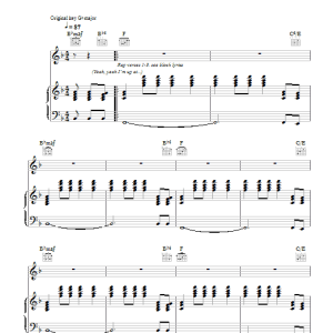 Jay-Z featuring Alicia Keys Empire State Of Mind Musik Noten - Guitar Chords/Lyrics - 104069-0
