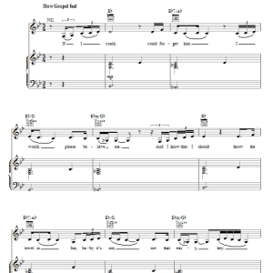 Jazmine Sullivan In Love With Another Man Musik Noten - Piano, Vocal & Guitar Chords - 71607-0
