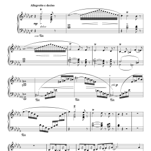 Jean Sibelius 5 Morceaux, Op.85 - III. Iris Musik Noten - Piano Solo - 121690-0