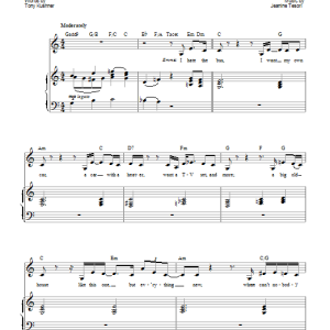 Jeanine Tesori I Hate The Bus Musik Noten - Piano, Vocal & Guitar Chords - 93364-0