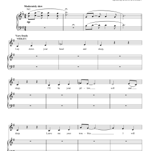 Jeanine Tesori Lay Down Your Head Musik Noten - Piano & Vocal - 158389-0