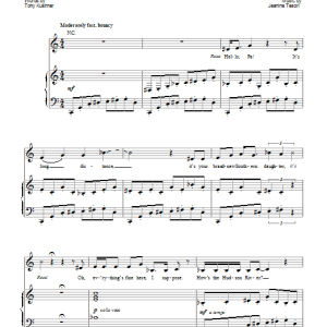 Jeanine Tesori Long Distance Musik Noten - Piano, Vocal & Guitar Chords - 93362-0