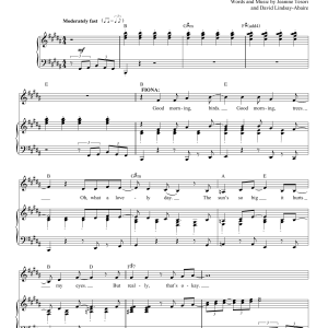 Jeanine Tesori Morning Person Musik Noten - Piano & Vocal - 157154-0