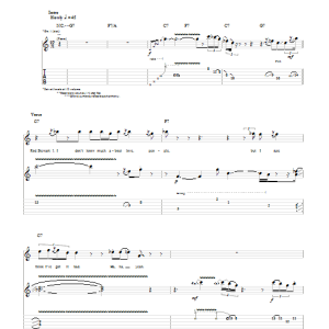 Jeff Beck Blues Deluxe Musik Noten - Guitar Tab - 81658-0