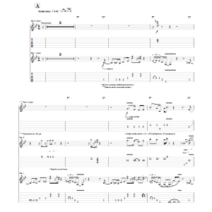 Jeff Beck Play With Me Musik Noten - Guitar Tab - 91430-0