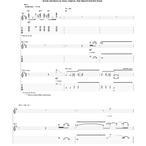 Jeff Beck Plynth (Water Down The Drain) Musik Noten - Guitar Tab - 85755-0
