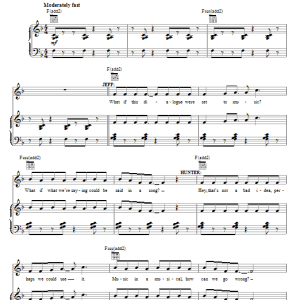 Jeff Bowen Two Nobodies In New York Musik Noten - Piano, Vocal & Guitar Chords - 71556-0