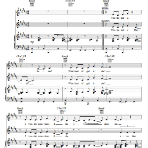 Jeff Bowen What Kind Of Girl Is She? Musik Noten - Piano, Vocal & Guitar Chords - 71554-0