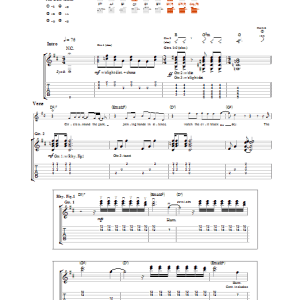 Jeff Buckley The Sky Is A Landfill Musik Noten - Guitar Tab - 22983-0
