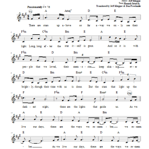Jeff Klepper Yeish Kochavim (There Are Stars) Musik Noten - Lead Sheet / Fake Book - 66320-0