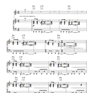 Jeff Wayne The Eve Of The War (from War Of The Worlds) Musik Noten - Piano, Vocal & Guitar Chords - 47027-0