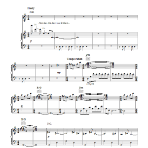 Jeff Wayne The Red Weed (Part 1) (from War Of The Worlds) Musik Noten - Piano, Vocal & Guitar Chords - 47032-0