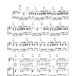 Jem Just A Ride Musik Noten - Piano, Vocal & Guitar Chords - 31924-0