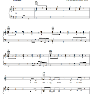 Jemaine Clement Pretty Bird Musik Noten - Piano, Vocal & Guitar Chords - 82279-0
