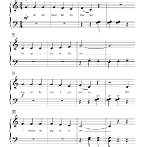 Jennifer Linn Cheerful Chihuahua Musik Noten - Educational Piano - 159809-0