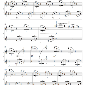 Jennifer Linn Midnight Skiing Musik Noten - Educational Piano - 26924-0