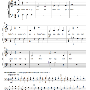 Jennifer Linn Party Cat Parade Musik Noten - Educational Piano - 65213-0