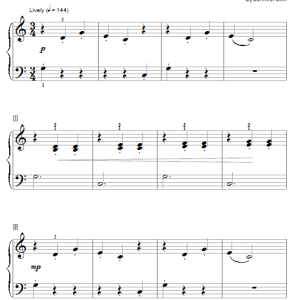 Jennifer Linn Pink Polka Dots Musik Noten - Educational Piano - 63564-0
