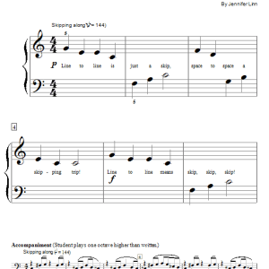 Jennifer Linn Skip Trip Musik Noten - Educational Piano - 27526-0