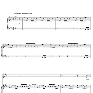 Jennifer Lopez Get Right Musik Noten - Piano, Vocal & Guitar Chords - 50139-0