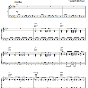 Jennifer Lopez Walking On Sunshine Musik Noten - Piano, Vocal & Guitar Chords - 20392-0