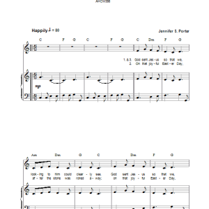 Jennifer S. Porter God Sent Jesus Musik Noten - Piano, Vocal & Guitar Chords - 34154-0