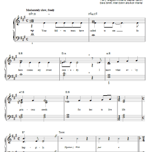 Jennifer Saunders Fairy Godmother Song Musik Noten - Easy Piano - 29711-0